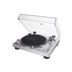 Audio Technica AT-LP120X Direct Drive USB Turntable, Silver
