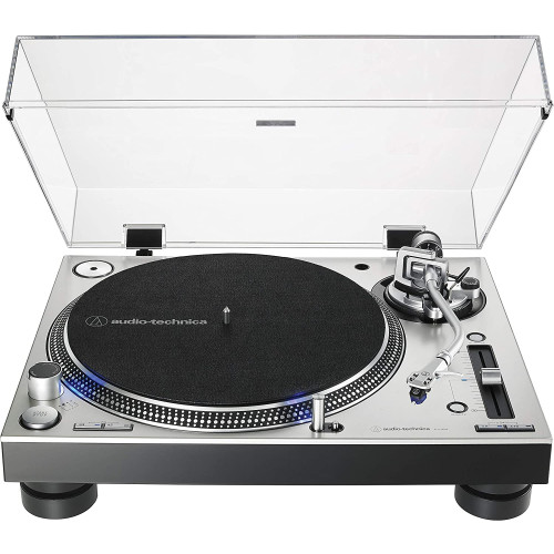 Audio Technica AT-LP140XP Pro Direct Drive Manual Turntable, Silver