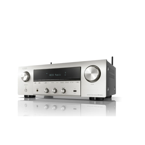 Denon DRA-800H 2-Channel Stereo Network Receiver for Home Theater Hi-Fi Amplification Silver