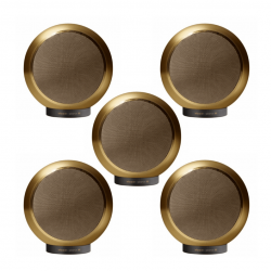 Elipson Round shape Hifi Speakers Planet M 5.0 Gold