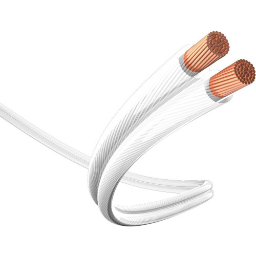 In-Akustik Speaker cable 2x1.5mm white (slim) star