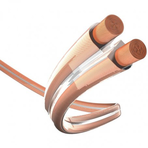 In-Akustik Speaker cable 2x4mm transparent copper