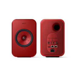 KEF LSX II Wireless Hifi Speaker System, Lava Red
