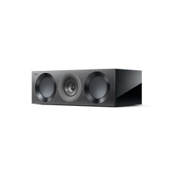 KEF Reference 2 Meta Center Channel Speakers in High Gloss Black Grey