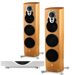 Linn Klimax System Hub with Klimax 350 Speakers oak