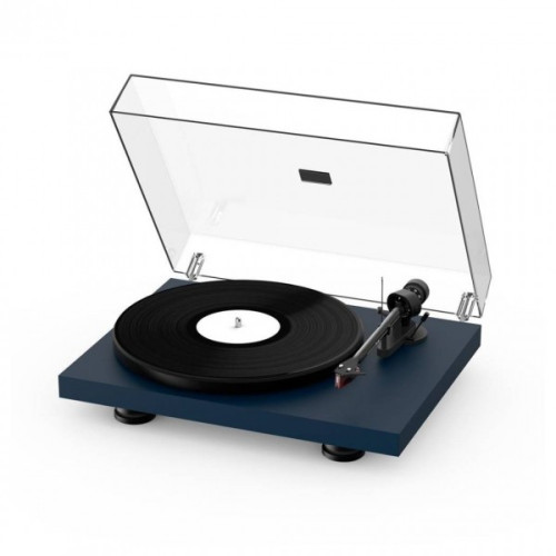 Pro-Ject Debut Carbon Evo Satin Steel Blue Turntable (Cartridge Included)