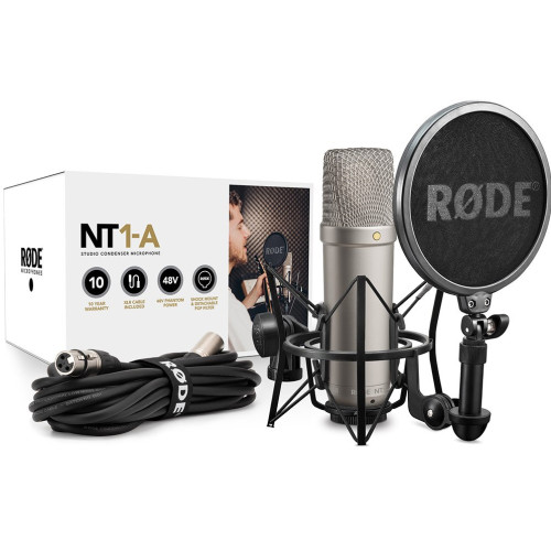 Rode NT1A Complete Vocal Recording Solution Microphone Studio Bundle