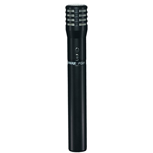 Shure PG81 Cardioid Condenser Instrument Microphone