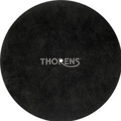 Thorens Slipmat for Turntable Leather Mat Black 
