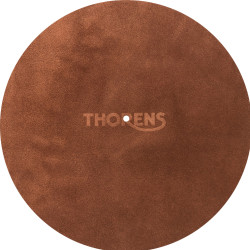 Thorens Slipmat for Turntable Leather Mat Brown