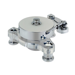 Transrotor RONDINO BIANCO FMD Turntable with platter weight alu, 
without tone arm, without cartridge, with Konstant FMD
