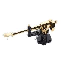 Transrotor TRA 9 The substructure of the tone arm is Black anodized. The tone arm and the upper construction is gold plated Black/Gold 