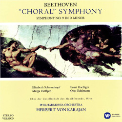 Philharmonia Orchestra, Herbert von Karajan – Choral Symphony (Symphony No. 9 In D Minor, 2LP)