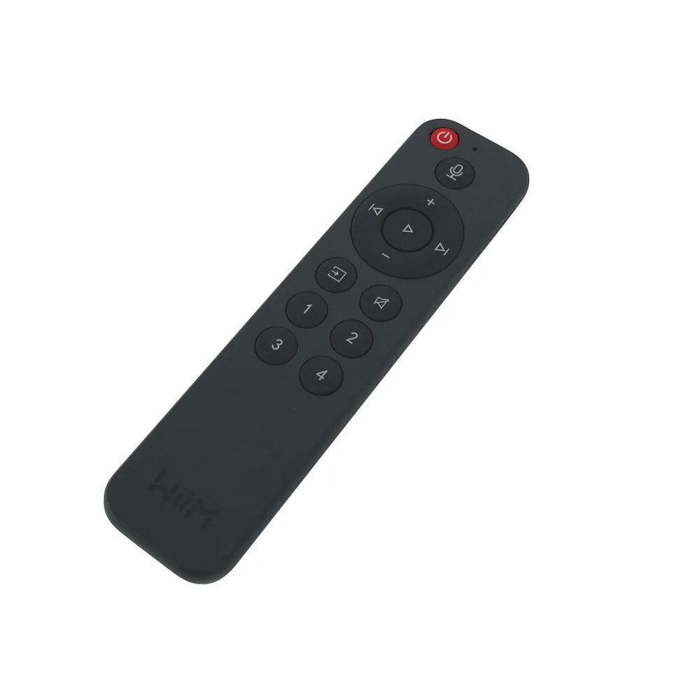WiiM Voice Remote for WiiM Mini and Pro Audio Streamer, Push-to-Talk, 4  Music Preset Buttons