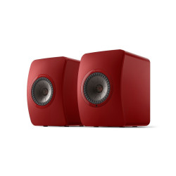 KEF LS50 Wireless II Bookshelf Speakers Crimson Red Special Edition