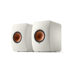 KEF LS50 Wireless II Bookshelf Speakers Mineral White